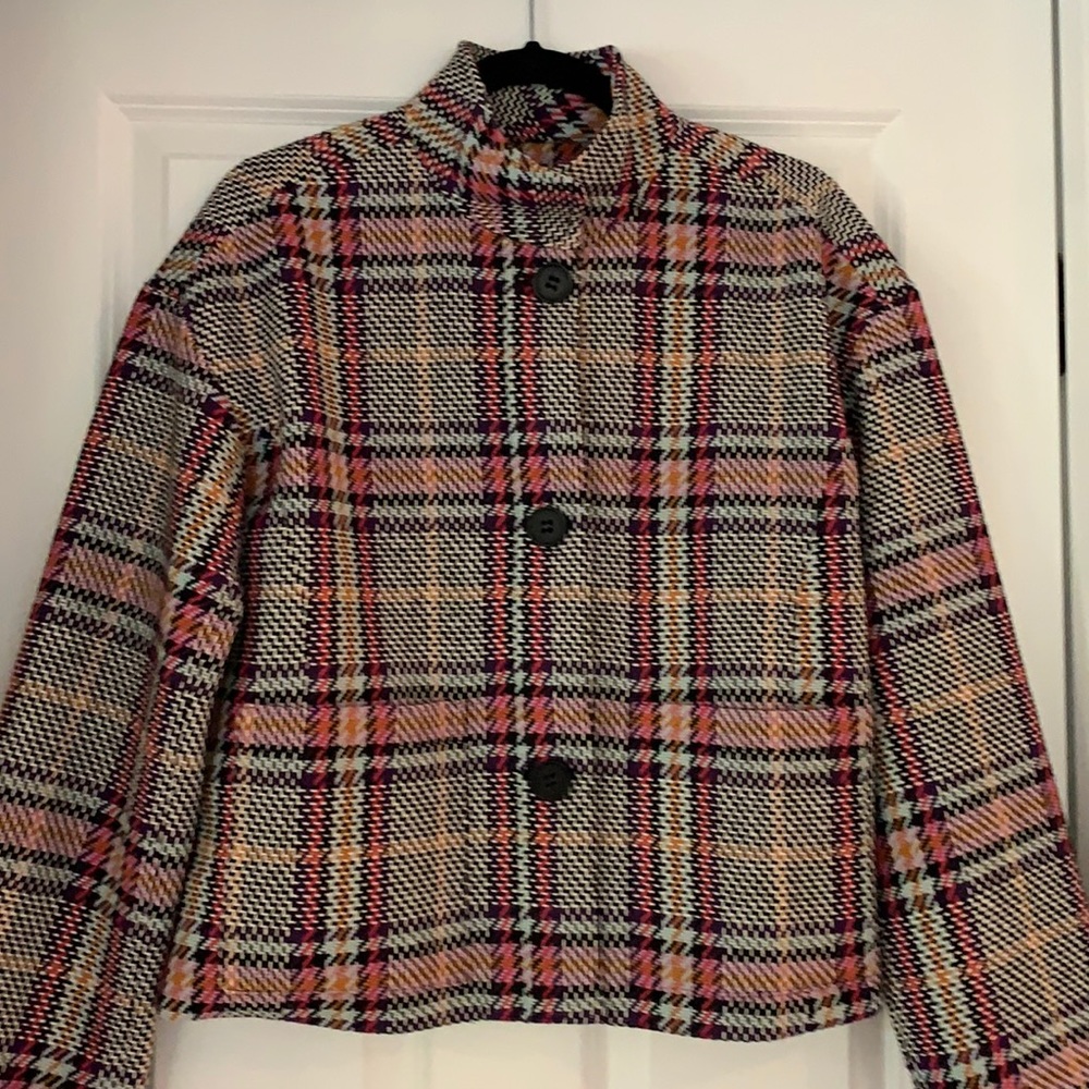 Halogen Multi Colored Herringbone Jacket - image 1